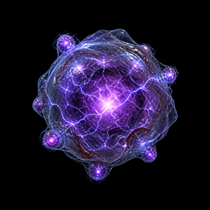 Department of Scientific Intelligence placeholder scan of Bombu showing energy-bodied form, charge shedding, rotating tendrils, and power-system attraction.
