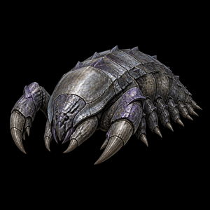 Department of Scientific Intelligence placeholder scan of Burrower showing tunneling insect body, seismic tracking response, and substrate emergence telemetry.