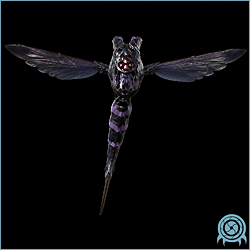 Department of Scientific Intelligence archive scan of Dark War Wasp showing darkling-possessed war wasp / swift aerial hunter telemetry.