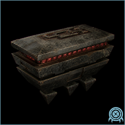 Serenity-Class Drones moving in a small red rectangular swarm along a Sanctuary Fortress wall, following a fixed maintenance route.