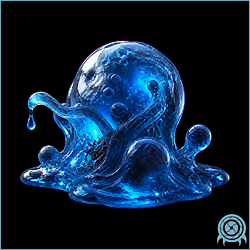 Department of Scientific Intelligence archive scan of Liquid Phazon showing semisentient Phazon fluid morphology, toxic secretion, limited shape alteration, and grub-to-puddle development telemetry.
