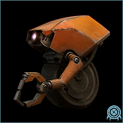 Department of Scientific Intelligence xenobiology scan of Repair Drone, Autonomous Machine / Security Construct, showing field morphology and.