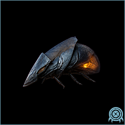 Scorchbug swarm, tiny Bryyo insects with volatile Fuel Gel-fed bodies, in a xenobiology scan.