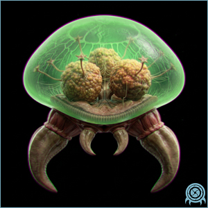 Department of Scientific Intelligence archive scan of Tallon Metroid showing tallon iv adult metroid strain / phazon-dependent energy parasite telemetry.