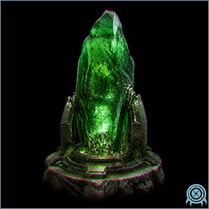 Department of Scientific Intelligence archive scan of Green Energy Crystal.