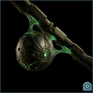 Department of Scientific Intelligence archive scan of Psychic Spider Ball.
