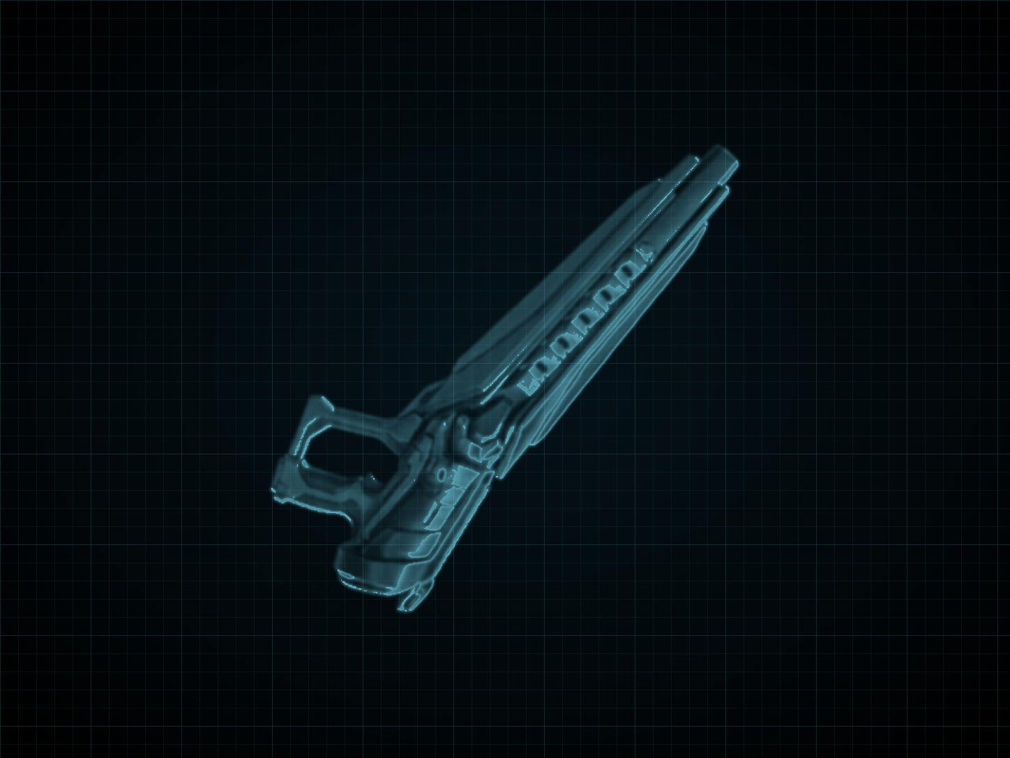 Source-locked cyan technical blueprint of Shock Coil on a black grid.