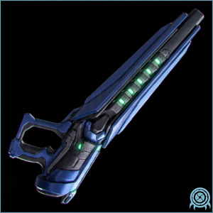 Galactic Federation armament archive image of Shock Coil, High-energy neutron drain system, showing weapon profile and operational effect.